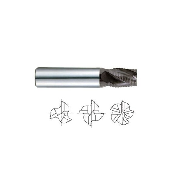Yg-1 Tool 4 Flute Stub Length Fine Pitch Rougher Jet-Power Carbide - 95075