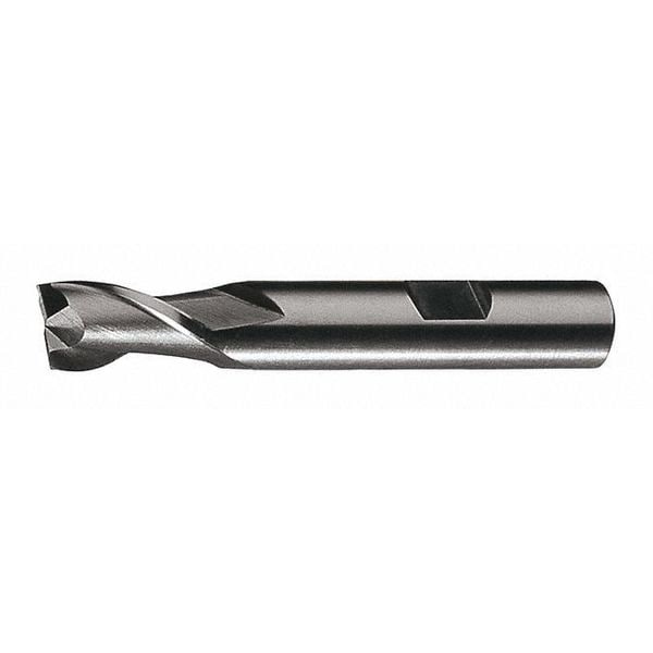 Cleveland 2-Flute HSS Keyway Tolerance Square Single End Mill Cleveland HG-2K Bright 1/4x3/8x1/2x2-7/16 - C41676