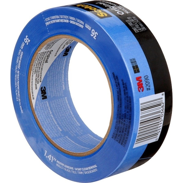 Cinta de enmascarar para pintura Scotch, 36mm x 55mm, azul - 2090-36EC