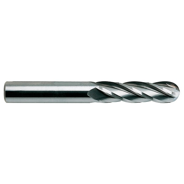 Yg-1 Tool Ball End Mill, Single End, 1", Carbide - 51600