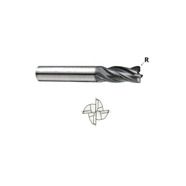 Yg-1 Tool V7 Mill Steel 4 Flute Corner Radius Regular Length Carbide End Mill - EMD48016