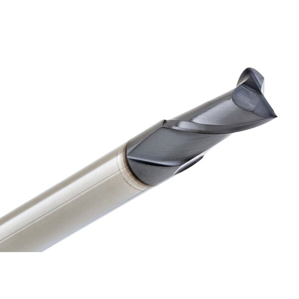 Cgs Tool 2 Flute Stub Length Sq End Mill 1/4"Dia 1/2"Loc 2"Oal W/Altin Coating - 220-2500-ALTIN