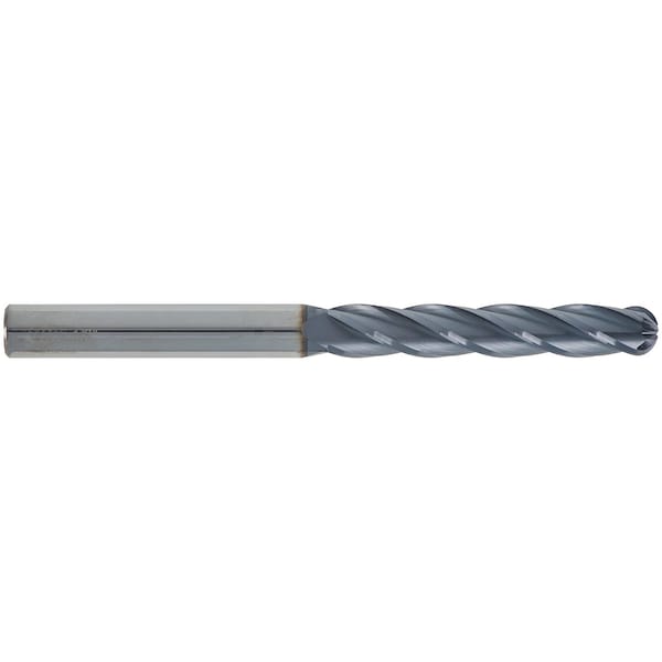 Cgs Tool 4 Flute Xl Length Ball End Mill 3/16"Dia 1-1/8'Loc 3"Oal W/Altin - 842-1875-ALTIN