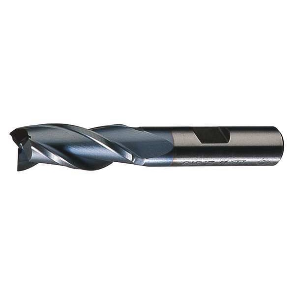 Cleveland 4-Flute HSS Center Cutting Square Single End MIll Cleveland HG-4C-TN TiN 3/8x3/8x1-1/2x3-1/4 - C33390