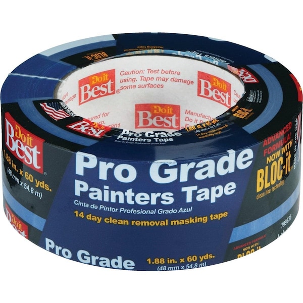 Cinta de enmascarar azul de pintor de grado profesional All-Source de 1.88 pulgadas x 60 yardas - 99614