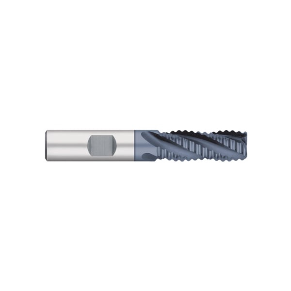 Kodiak Cutting Tools 1/4 Cobalt Coarse Pitch Roughing End Mill ALTIN Coated - 5467385