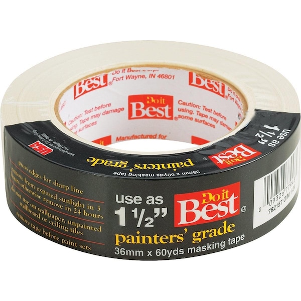 Cinta de enmascarar de grado para pintores de 1.41 pulgadas x 60 yardas - 81460