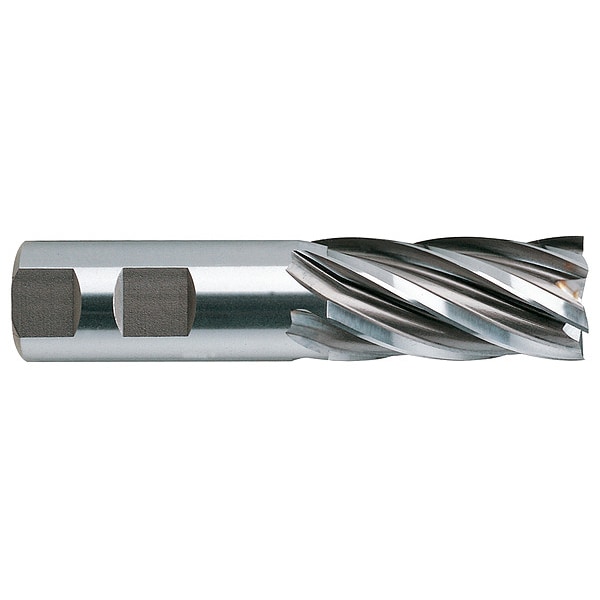 Yg-1 Tool Square End Mill, Single End, 13/16", HSS - 04126HC