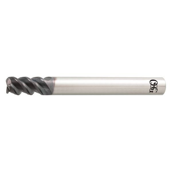 Osg Carbide End Mill, 4.00mm dia, 8.00mm Cut L - 3090008
