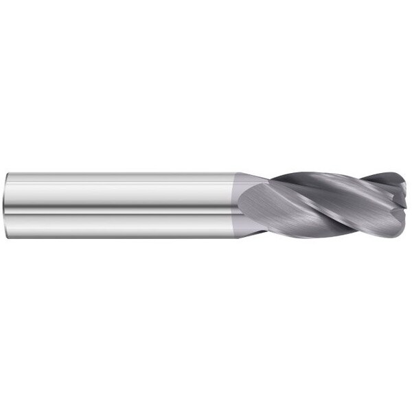 Fullerton Tool End Mill, 0.2500 OD x 0.7500 FL x 2.5000 OAL TIALN Radius 0.0080 Series: 3200 - 30603