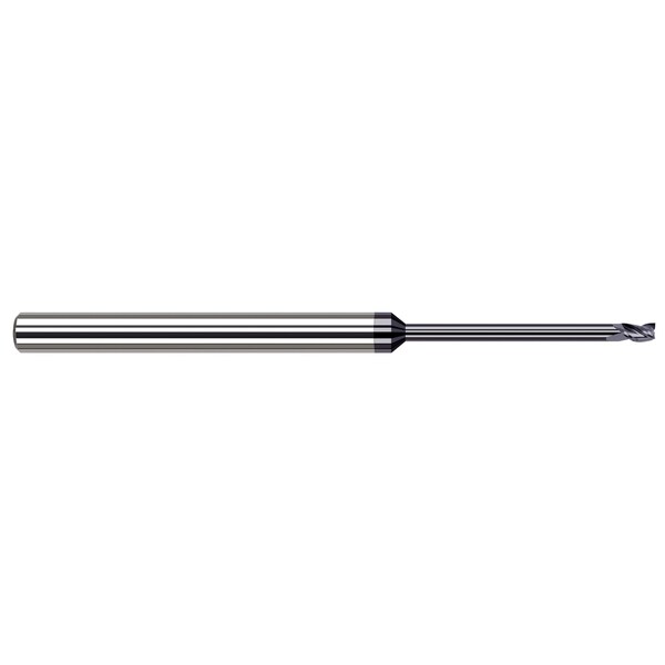 Harvey Tool End Mill for High Temp Alloys - Square 0.1250" (1/8) Cutter DIA x 0.1870" (3/16) Length of Cut - 901408-C6
