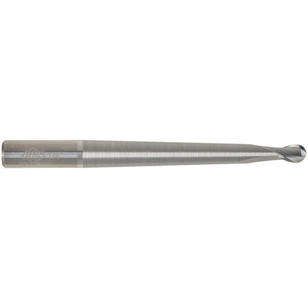 Cgs Tool 2Fl 30 Deg Profile Ball End W/ Reduced Neck 5/16"Dia 1/2"Loc W/ 1-5/8" Reach 4"Oal - 7006
