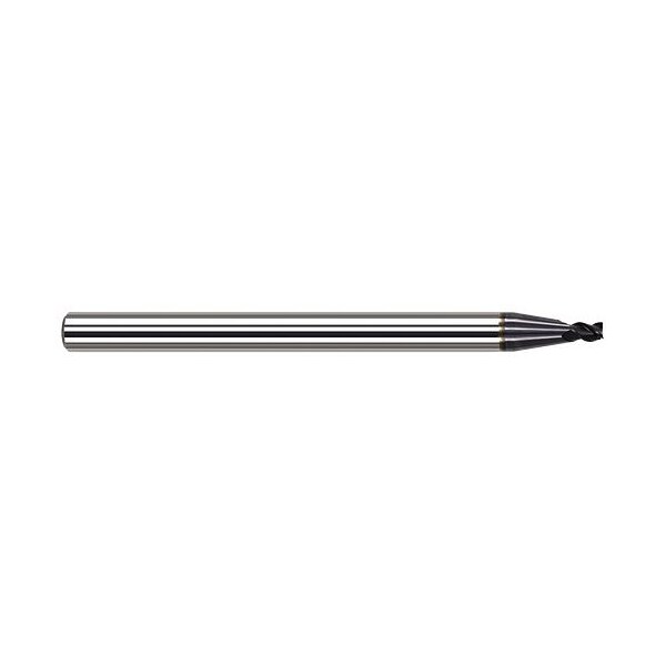 Harvey Tool 1/8 in. dia. x 0.0050 in. Radius x 3/16 Carbide Corner Radius End Mill for Medium Alloy Steels - 881908-C3