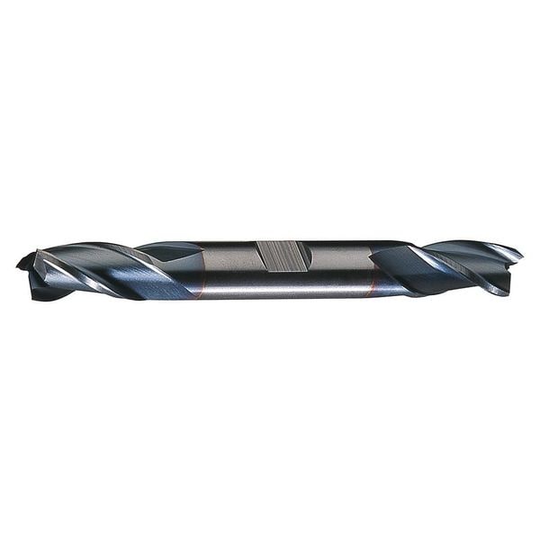 Cleveland 3-Flute HSS Center Cutting Square Double End Mill Cleveland HD-3-TC TiCN 1/4x3/8x5/8x3-3/8 - C39621
