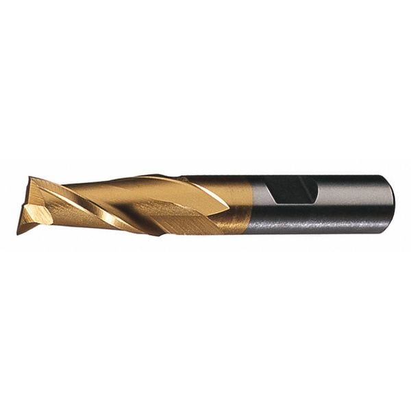 Cleveland 2-Flute Cobalt 8% Square Single-End CenterCut Finisher CTD HGC-2-TN TiN 5/8x1/2x1-1/8x3-3/8 - C75144
