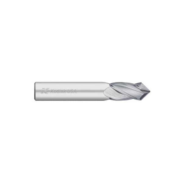 Kodiak Cutting Tools 3/4 Carbide Drill Mill 4 Flute 90 Deg. Pt - 5541902