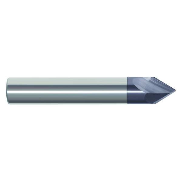 Zoro Select Chamfer End Mill, 3/16 in. Dia, Carbide - 209-062187B