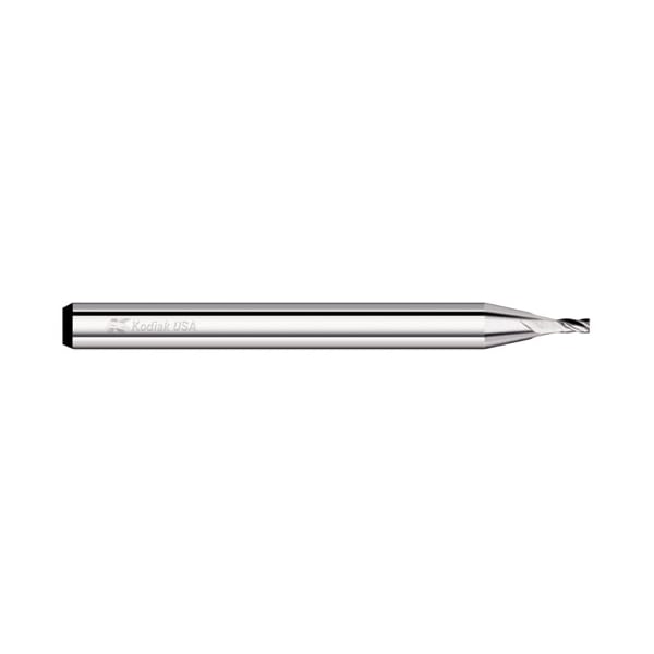 Kodiak Cutting Tools 0.090 Carbide Endmill 4 Flute Micro Stub Length Square End - 5521846