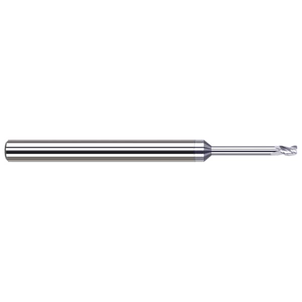 Harvey Tool End Mill for Aluminum Alloys - Corner Radius, 0.0620" (1/16), Corner Radius: 0.0100" - 876262-C8