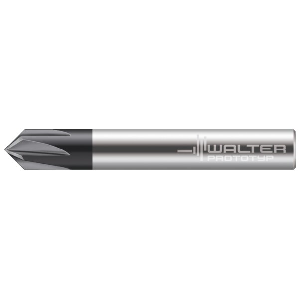 Walter Metric 120° solid carbide chamfer mill, MC502-10.0A4L-WJ30TF, 10 mm di - MC502-10.0A4L-WJ30TF