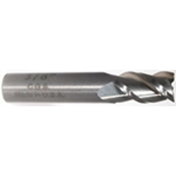 Cgs Tool 3Fl 45 Deg Stub End Mill 1/4"Dia 1/2"Loc 2"Oal - 230-2500