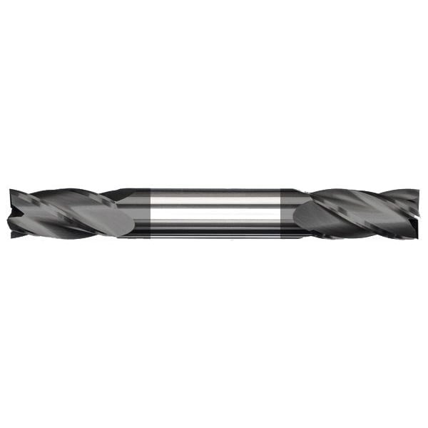 Mastercut Tool 1/4x5/8x1/4x2-1/2 4FL Square Double End Endmill, PowerA - 201-318-1