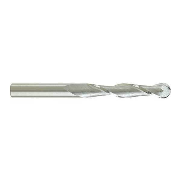 Zoro Select Carbide End Mill, 6in, CEM12BXXL2TICN - CEM12BXXL2TICN