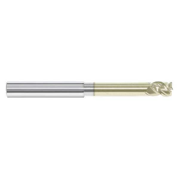 Zoro Select Cor. Rad. End Mill, 3/32" CR, Carbide - 274-131094D