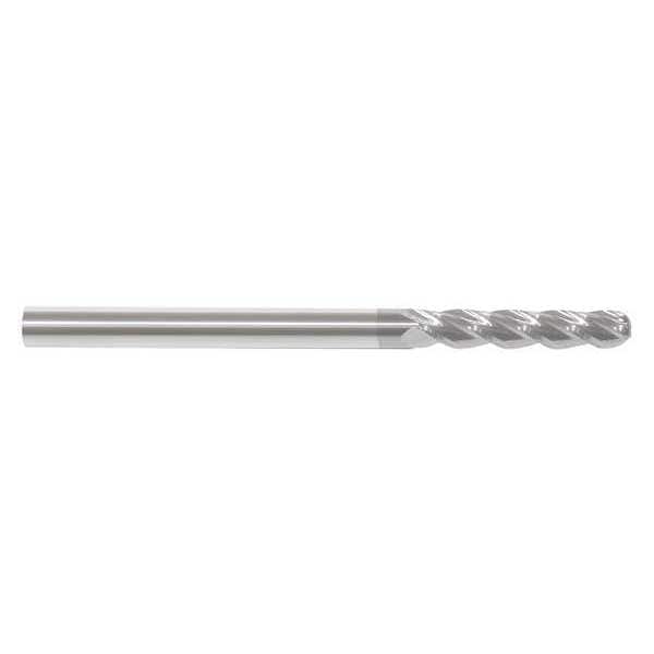 Zoro Select End Mill, 3/16 in.4 Flutes, TiCN - 229-001012