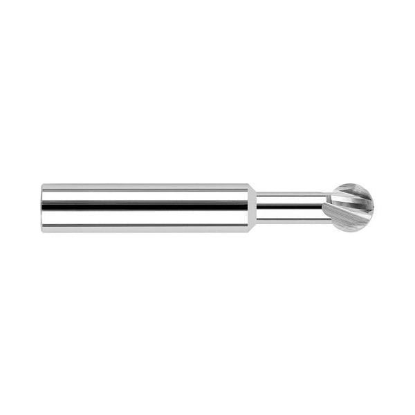 Harvey Tool 3/16 Cutter dia. x 0.4370 in. 7/16 Neck Length x 270° Carbide Undercutting End Mill, 4 Flutes - 794412