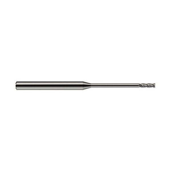Harvey Tool 5/64 in. dia. x 0.2340 in. 15/64 x 1.1870 in. 1-3/16 Reach Carbide Square End Mill, 4 Flutes - 838678