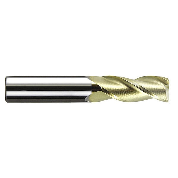 Melin Tool Co Carbide HP End Mill, 1/2" x 1-1/4", Number of Flutes: 3 - ELMG-1616-ZRN