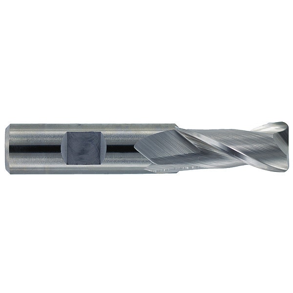 Melin Tool Co Hss General Purpose End Mill 1/8"X3/8, End Mill Style: Radius - A-1204-R015