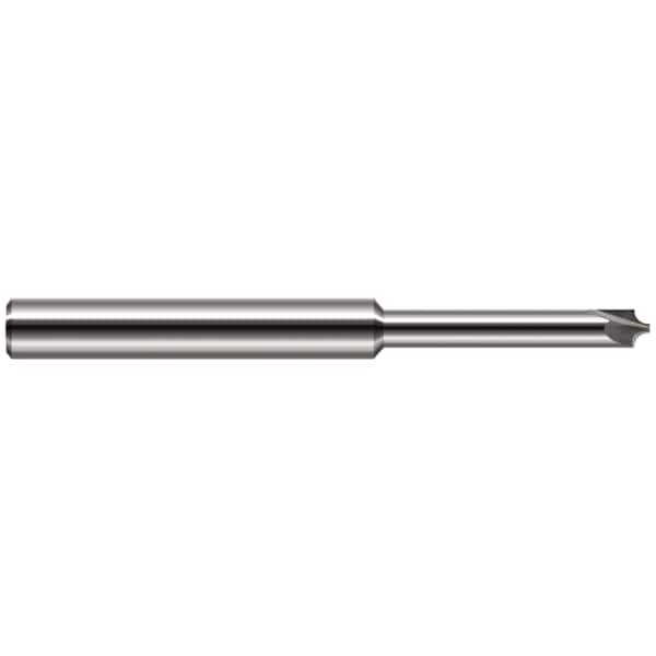 Harvey Tool Corner Rounding End Mill - Long Reach - Flared, 0.0080", Shank Dia.: 1/8" - 57308