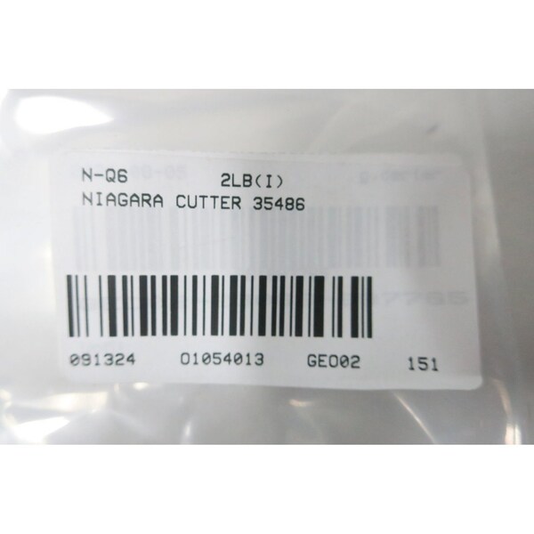 Niagara Cutter 6 FLUTE SINGLE-END 1-1/2IN END MILL - 35486