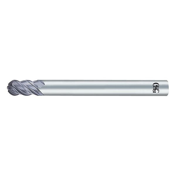 Osg End Mill, Ball, 1/4in Dia., 2 1/2in OAL, 4FL - 70301116