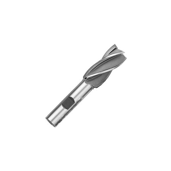 Champion Cutting Tool 5/8in x 5/8in - 606 High Speed End Mill - Single End, Center Cutting, 4 Flute, RH Helix, HSS - CHA 606-5/8X5/8