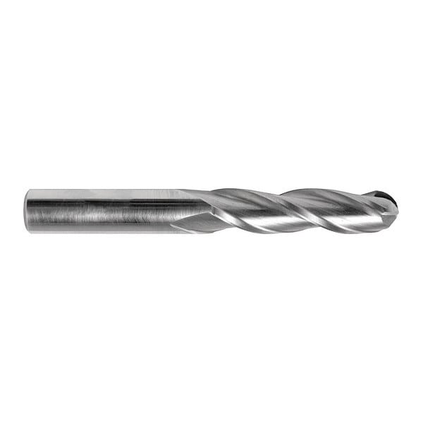 Melin Tool Co End Mill, Carbide, GP, Ball, 7/16 x 2 - EMG-1414-LB-ALTIN