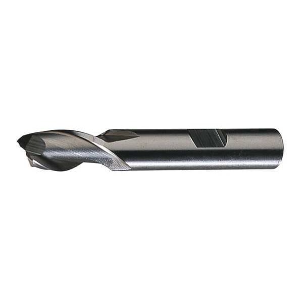 Cleveland 2-Flute HSS Square Single End Mill Cleveland HG-2-TN TiN 11/16"x1/2"x1-5/16"x3-5/8" - C33781