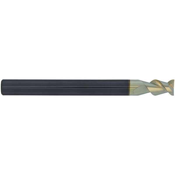 Cgs Tool Ferocious 2Fl 55 Deg 1/8"Dia 1/4"Loc 2"Oal 55-Helix W/Zrn Coating - 2502-S