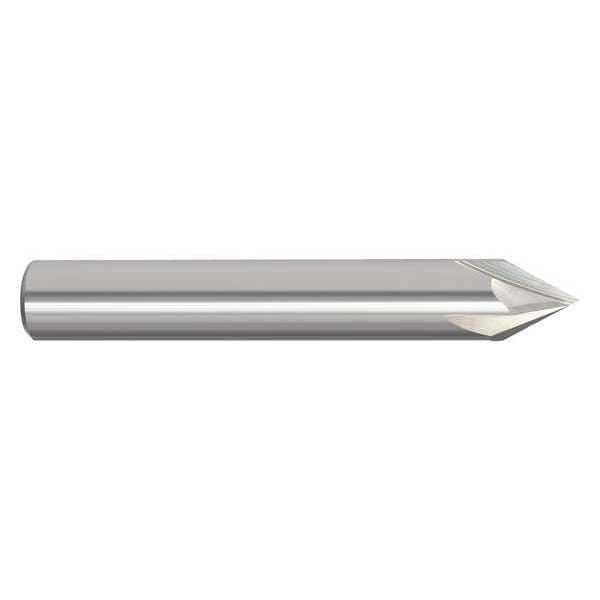 Zoro Select Chamfer End Mill, 1/8 in. Dia, Carbide, 209 - 209-064125