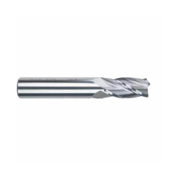 Morse End Mill, Center Cutting Regular Length Single End, Series 5943, 12 Cutter Dia, 3 Overall Length - 57932