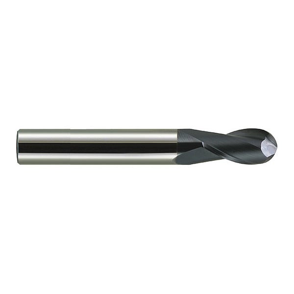 Melin Tool Co Carbide GP End Mill Ball 1/4X1-1/2, Number of Flutes: 2 - AMG-808-EB-ALTIN