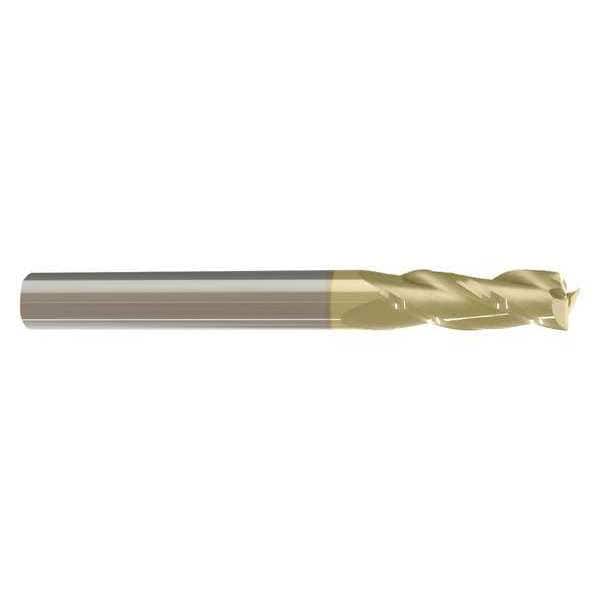 Zoro Select End Mill, 3/8 in.3 Flutes, ZrN - 205-001187