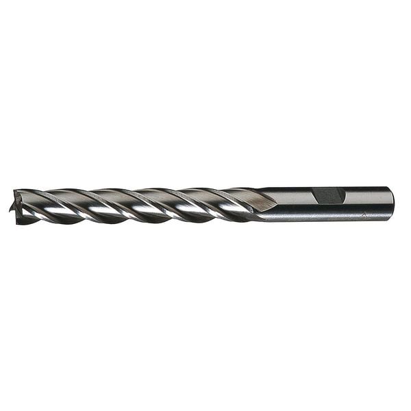 Cleveland 4-Flute HSS Center Cutting Square Single End MIll Cleveland HG-4C Bright 1-1/4x1x2x4-1/2 - C33183