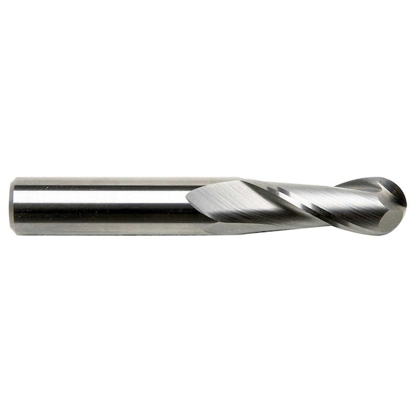 Gs Tooling 5.0mm Diameter x 5mm Shank 2-Flute Regular Length Ball Nose Blue Series Carbide End Mills - 102746