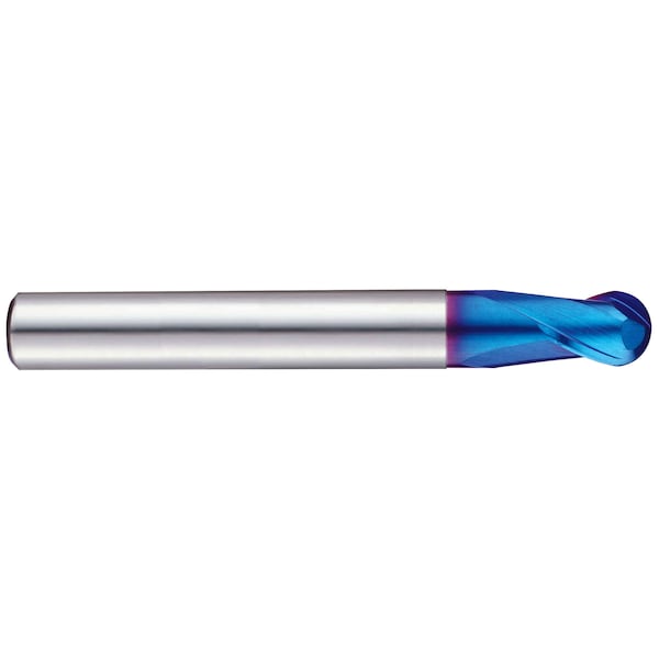 Yg-1 Tool 2 Flute Short Ball Nose X-5070 End Mill - G8A28025