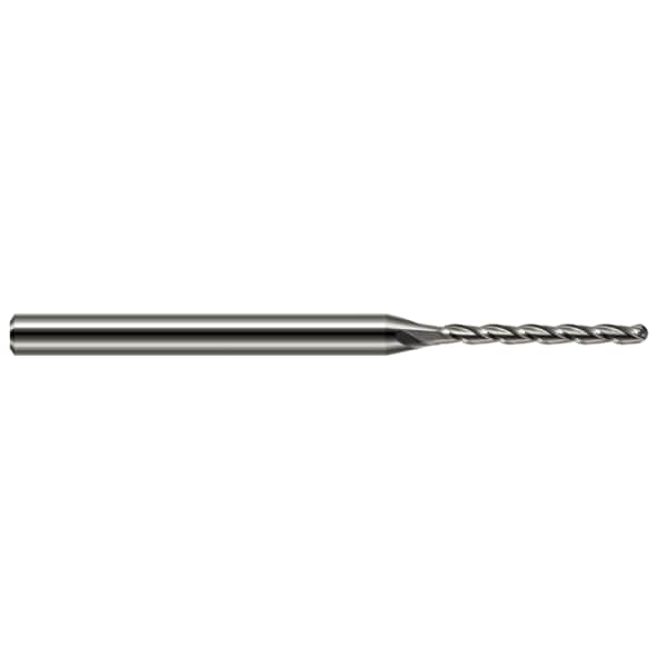 Harvey Tool Miniature End Mill - Ball - Long Flute, 0.1250" (1/8) - 35208