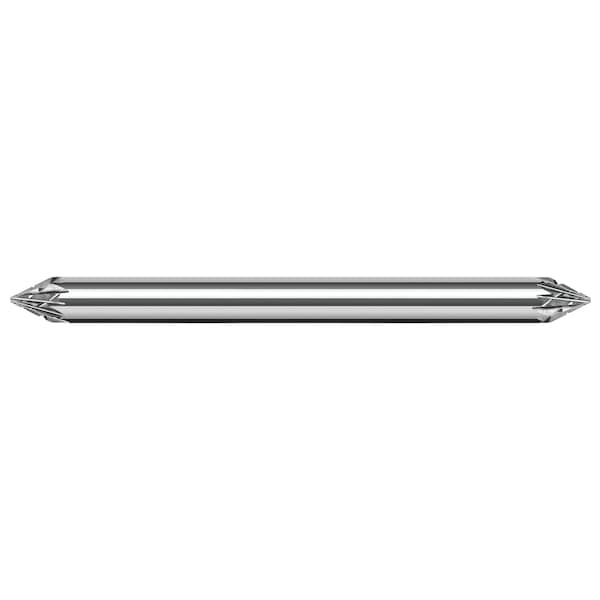 Harvey Tool Mini End Mill-Corner Radius-Long Flute .0930" (3/32) Cutter DIAx.0050" Radius x.3750" (3/8) L of Cut - 788145