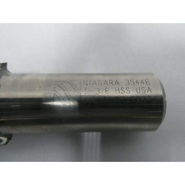 Niagara Cutter SIX FLUTE SINGLE-END 1IN SHANK 1-3/8IN END MILL - 35446